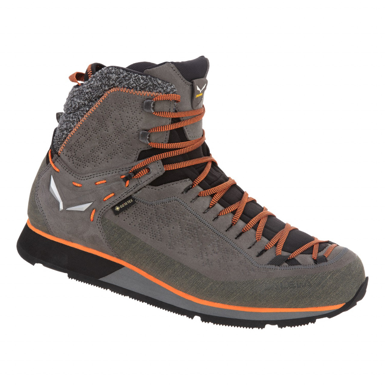 Salewa Men's Mountain Trainer 2 Winter GORE-TEX® Hiking Boots Brown/Grey/Orange BHU-639407